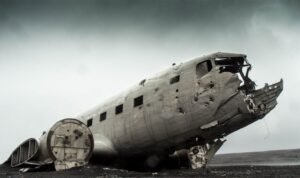 Fighter Plane Crash During World War