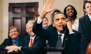 Obama teams up to take aim at Trump