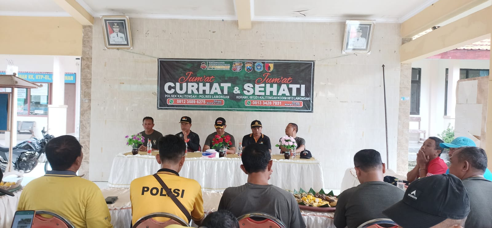 Program Jumat Sehati, Dandim Lamongan Perkuat Sinergitas Di Kalitengah