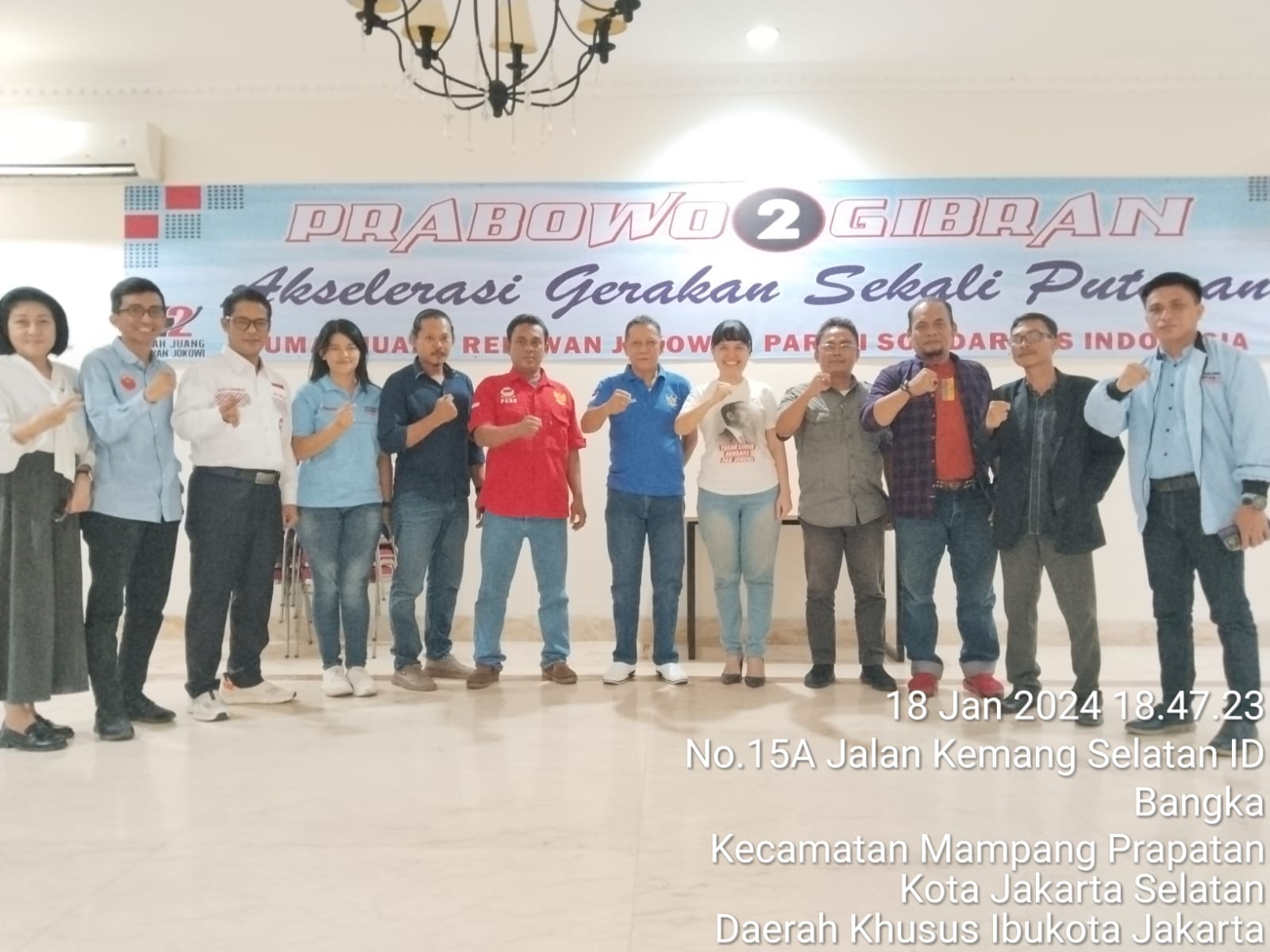 Diskusi Kopi Inspiratif Bersama Ketum Bara-JP Melanjutkan Kerja Jokowi Dukung Capres Prabowo- Gibran