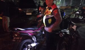 Intensifkan Razia Knalpot Brong, Kapolsek Mojoroto Pimpin Razia Gabungan Cipta Kondisi Masa Kampanye Terbuka