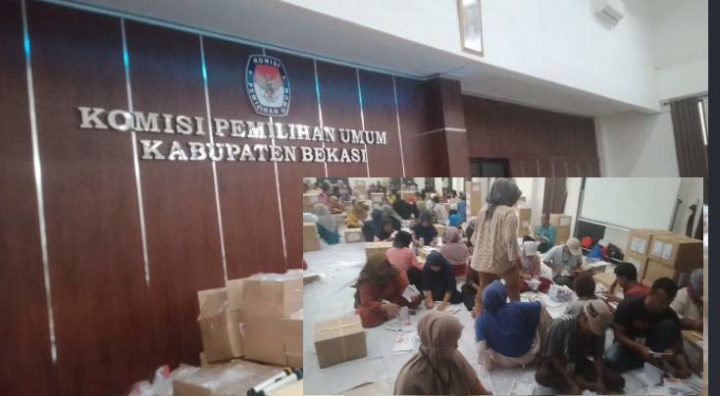 Carut marut Pelipatan Surat Suara, warga klaim KPU Kabupaten Bekasi pilih kasih