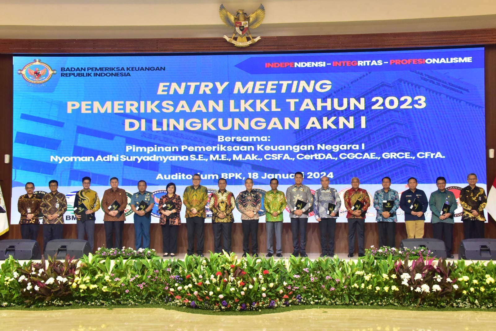 Kepala Bakamla RI Hadiri Entry Meeting Dengan BPK RI