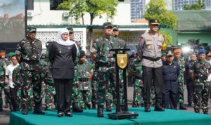 Apel Gelar Pasukan, Pangdam Brawijaya Pastikan Kesiapan Prajurit Jelang Pengamanan Pemilu