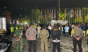 TNI-Polri di Lamongan Patroli Gabungan, Sambang KPU dan Bawaslu