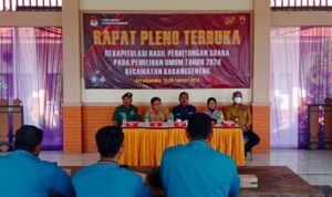 BA TUUD Koramil Karanggeneng Hadiri Rapat Pleno Terbuka