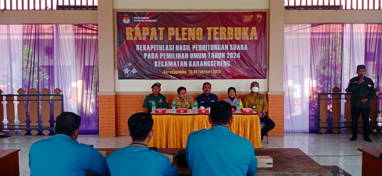 BA TUUD Koramil Karanggeneng Hadiri Rapat Pleno Terbuka