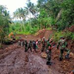 Pasiter Kodim 1623/Karangasem : Cuaca Tidak Bersahabat Pra TMMD Jalan Terus