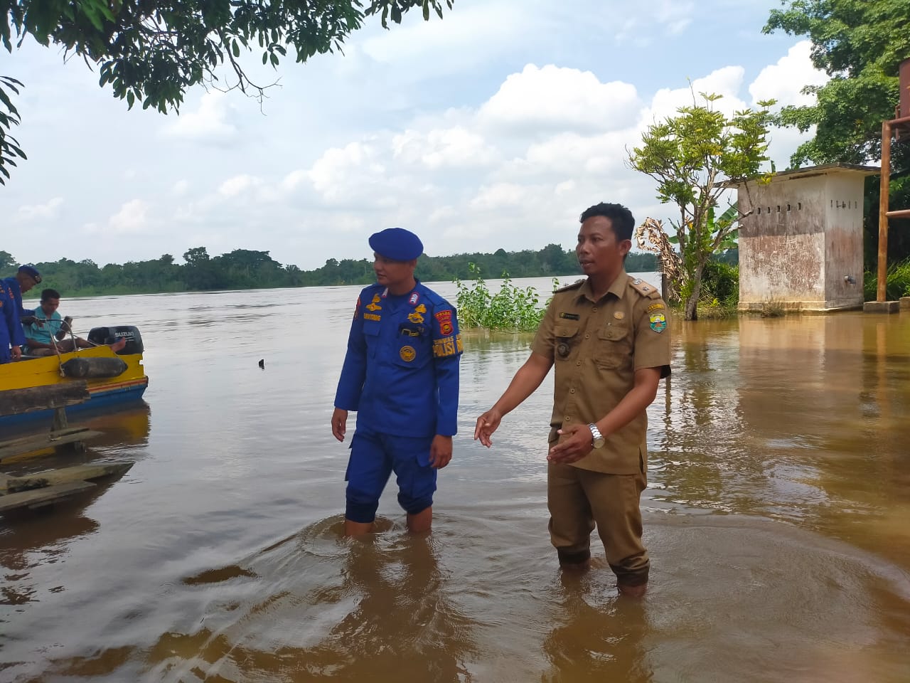 POLAIRUD POLDA JAMBI TEMPATKAN POLISI RW DI BEBERAPA WILAYAH PERAIRAN JAMBI