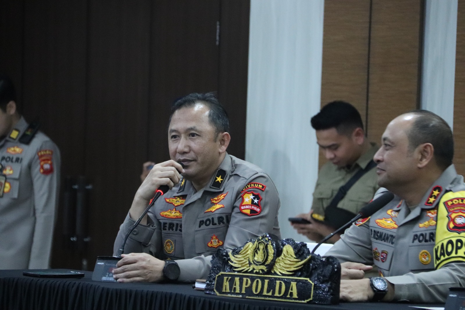Pamatwil Mabes Polri Lakukan Asistensi dan Supervisi Kesiapan Pengamanan Pemilu 2024 di Polda Kalbar