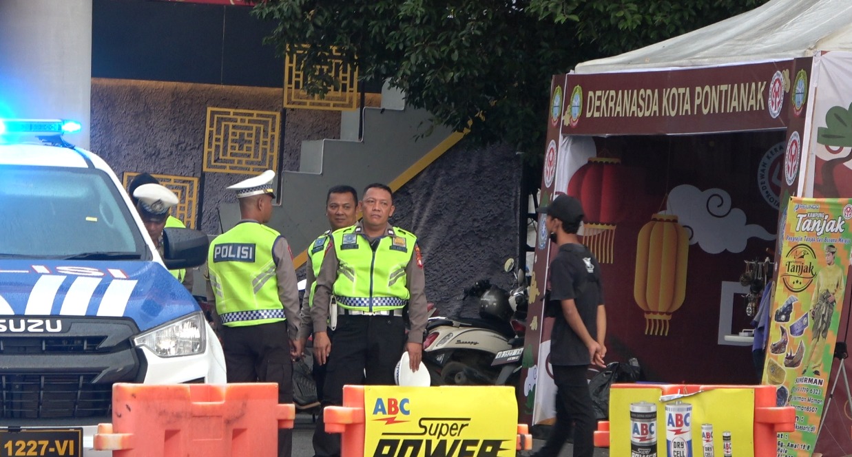 Satgas Ops Liong Polda Kalbar Amankan Pelaksanaan Festival Kuliner