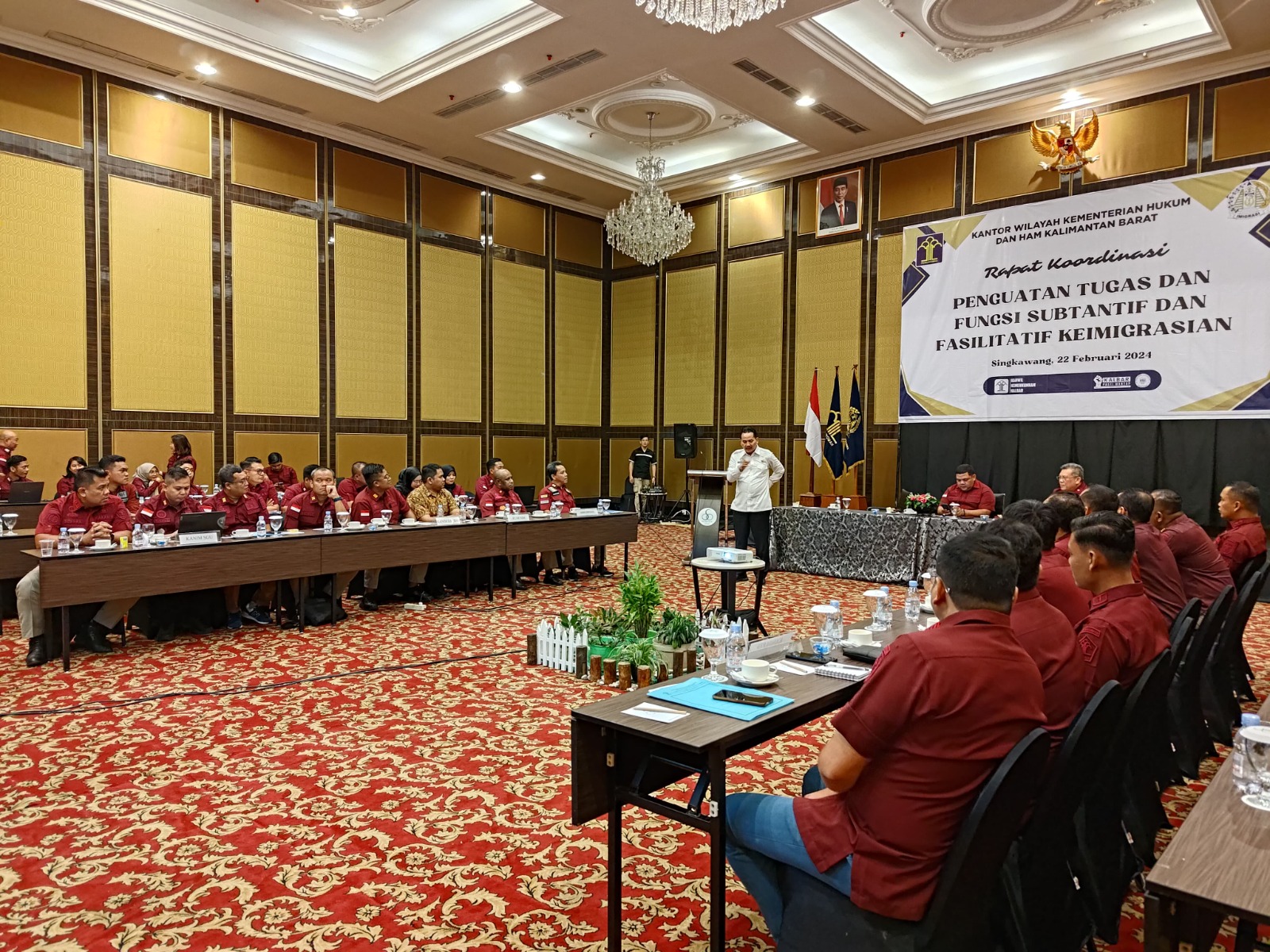 Rapat Koordinasi Penguatan Tugas dan Fungsi Keimigrasian Dorong Reformasi Birokrasi di Kalimantan Barat