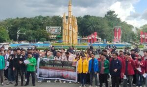 Aliansi Badan Eksekutif Mahasiswa Se-Kalimantan Barat Lakukan Aksi Damai Serukan Hal Ini