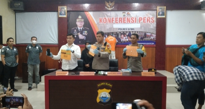 Polres Gowa Kembali Gagalkan Peredaran Narkoba