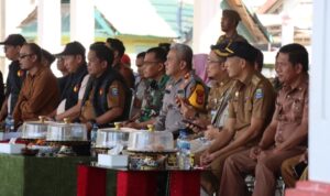 KAPOLRES JENEPONTO HADIRI APEL SIAGA PENGAWASAN MASA TENANG PEMILU SERENTAK TAHUN 2024.