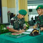 Kasdam XIV/Hsn Mewakili Pangdam Memimpin Sertijab Tiga Pejabat Kodam XIV/Hsn