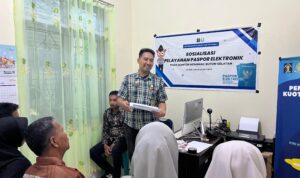 Tingkatkan Kualitas Keimigrasian, Imigrasi Baubau Gelar Sosialisasi e-Paspor dan Penambahan Kuota Sampai Ratusan Kuota Perharinya