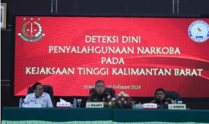 Deteksi Dini Penyalahgunaan Narkoba Pada Lingkungan Kejaksaan Tinggi Kalbar