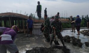 TNI di Lamongan Bangun Sarana Ibadah Utuk Warga