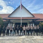 Polres Sekadau dan BKO Brimob Patroli Skala Besar Dalam Cipta Kondisi Pasca Pemilu 2024