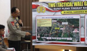 Tactical Wall Game Strategi, Upaya Polres Kubu Raya Amankan Rapat Pleno Terbuka di Tingkat Kabupaten