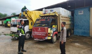 Polresta Pontianak Perketat Pengamanan Gudang Penyimpanan Logistik Hasil Pemilu 2024