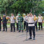 Satgas OMB Kapuas Polda Kalbar Turunkankan 2 SST Pasukan Gabungan Satbrimob Dan Ditsamapta Guna Amankan Rapat Pleno Terbuka Tingkat Kabupaten Kubu Raya