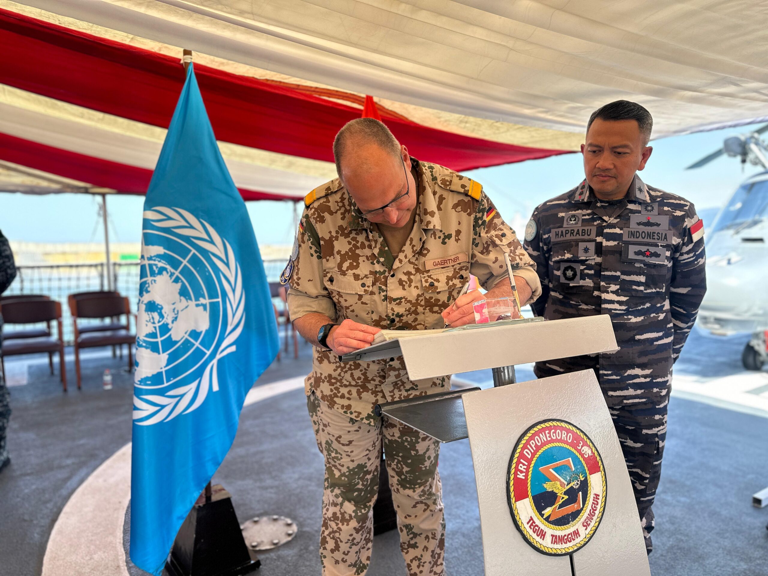 KRI Diponegoro-365  Sukses Dengan “Current and Future MTF UNIFIL Operations Discussion