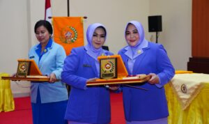 Ketua Harian Dharma Pertiwi Pusat Pimpin Sertijab Kasi Penerangan dan Redaksi