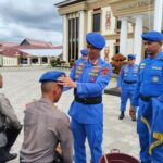 Resmi Berbaret Biru, 10 Personel Remaja Polairud Jambi Jalani Acara Tradisi Pembaretan Khas Polairud