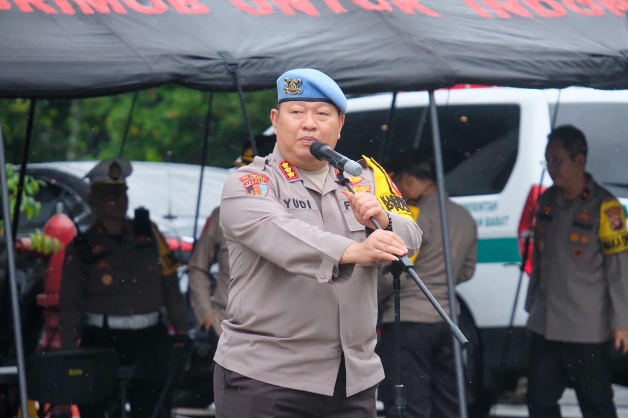 Pastikan Kedisiplinan Internal, Satgas Operasi Keselamatan Kapuas 2024 Didampingi Bidpropam Lakukan Pemeriksaan Kelengkapan Kendaraan Personel