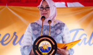 Ketum Dharma Pertiwi Berikan Santunan Kepada Ahli Waris “On Eternal Patrol” KRI Nanggala-402