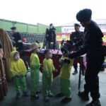 Kunjungan Wisata Murid TK/Playground di Mako Brimob Kalbar