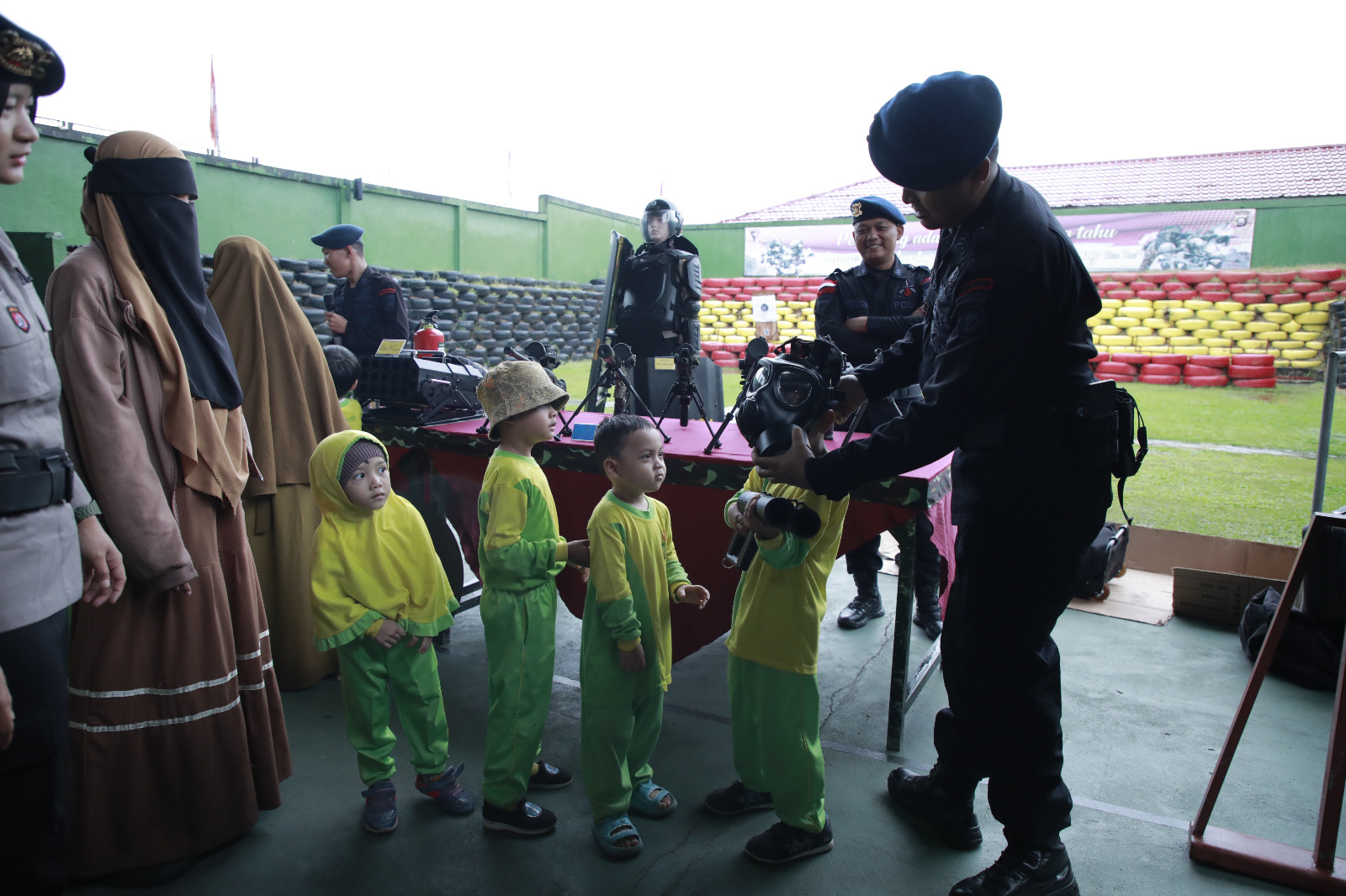 Kunjungan Wisata Murid TK/Playground di Mako Brimob Kalbar