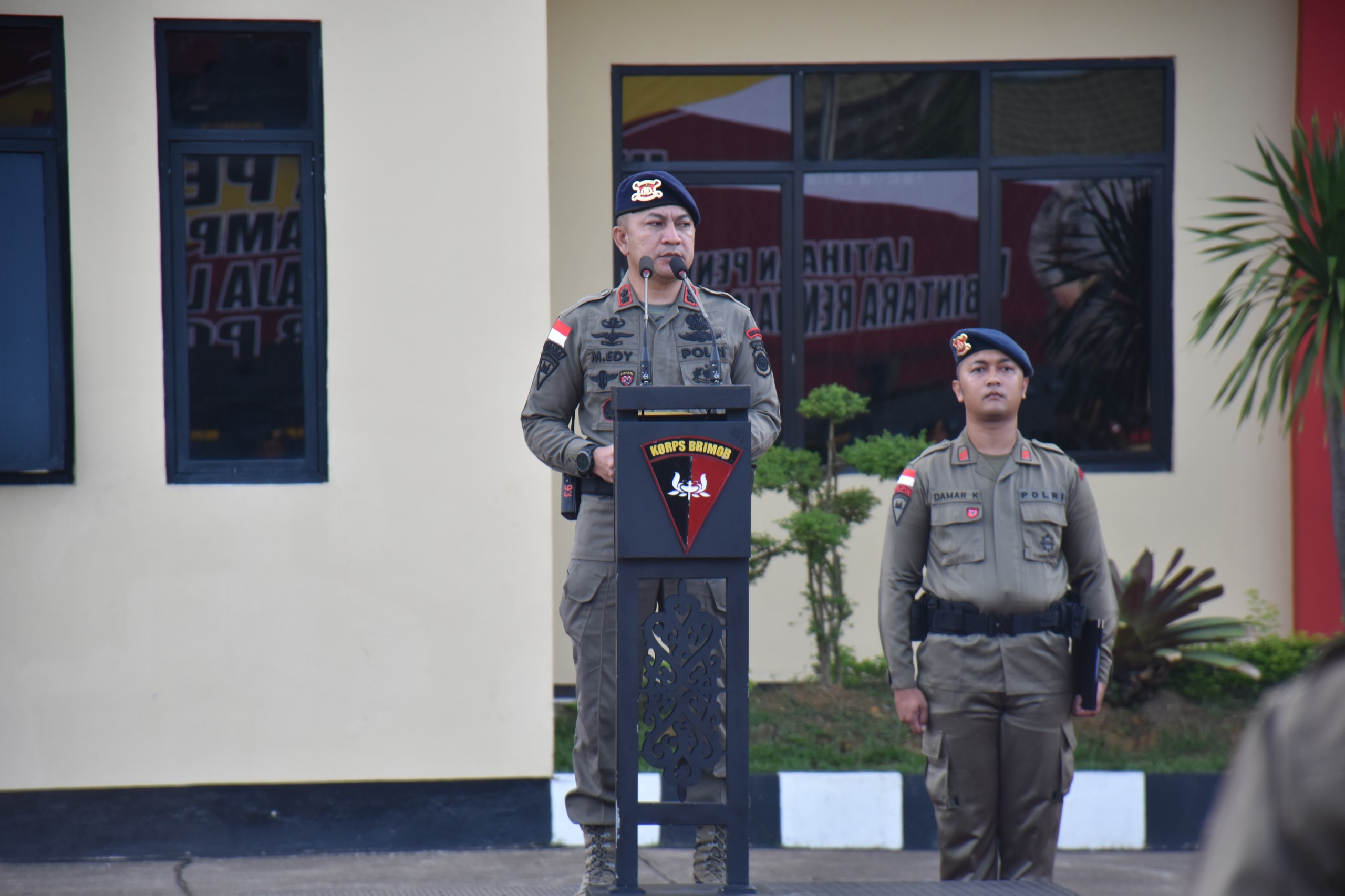 Upacara Penutupan Latihan Kemampuan Satbrimob Bintara Remaja Lulusan Diktuk Polri Gel. II T.A. 2023