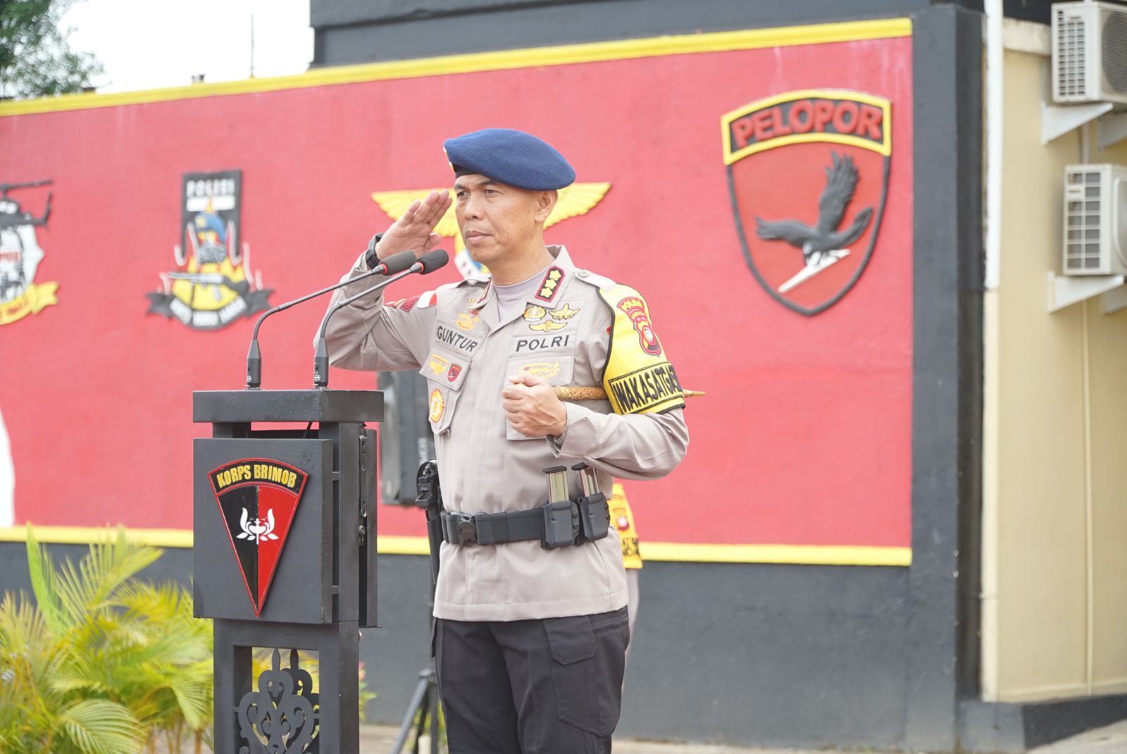 Apel Kesiapsiagaan Dalam Rangka Cek Kesiapan Almatsus dan Personel Satbrimob Polda Kalbar