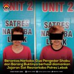 Berantas Narkoba, Dua Pengedar Shabu diamankan Sat Resnarkoba Polres Lebak
