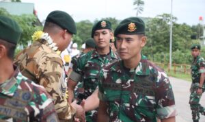 Penyambutan Prajurit Terbaik Yonif 318 / Adhirajasa Yudha Purna Satgas Unifil Lebanon
