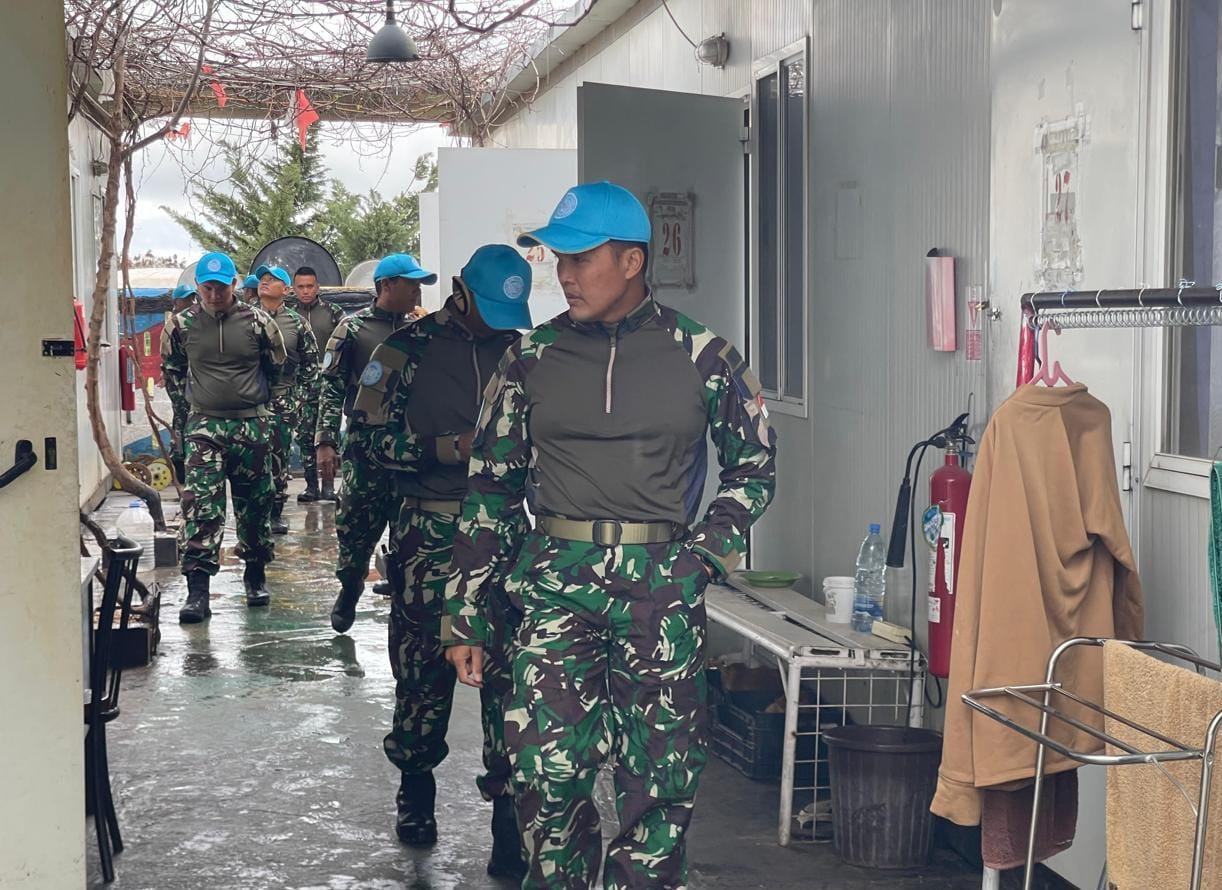 Safety First…Bro…Wadanstgas Yonmek TNI Konga XXIII-R/UNIFIL Cek Seluruh Korimek UNP 7-1 Lebanon Selatan
