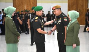 Pangdam I/BB Pimpin Sertijab Danmenarhanud 2/SSM dan Penyerahan Jabatan Kabintaljarahdam serta Tradisi Korps