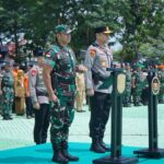 Pangdam XII/Tanjungpura dan Kapolda Kalbar Pimpin Apel Gelar Pasukan Dalam Rangka Pam VVIP Kunker Presiden RI