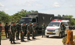 YONIF 318 / ADHIRAJASA YUDHA LAKSANAKAN APEL KESIAPSIAGAAN 2024