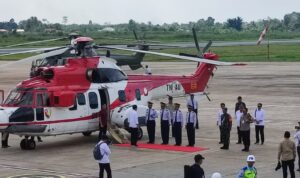 249 Personil Polres Kubu Raya Amankan Jalur Kedatangan dan Kepulangan Presiden RI
