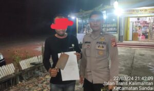 Lima Orang Kedapatan Bawa Sajam di Ringkus Polisi