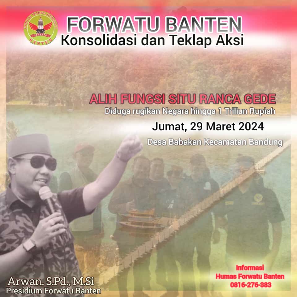 Aktivis Asal Bandung Minta Kejati Serius Tangani Kasus Alih Fungsi Lahan Situ Ranca gede