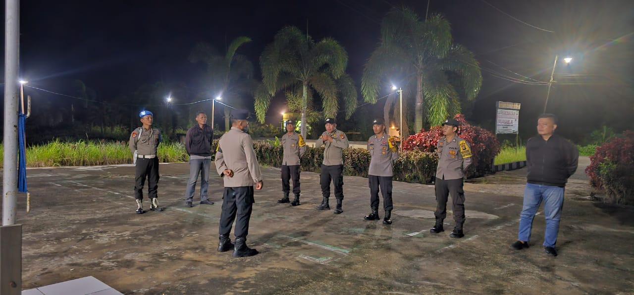 Polsek Kuala Mandor B Lakukan Patroli Presisi Dan Operasi PEKAT 2024