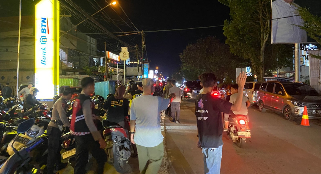 Polis Ringkus 12 Orang Pelaku Aksi Balap Liar dan 10 Unit Kendaraan Roda Dua