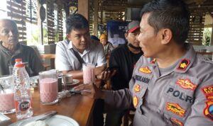 Kapolsek Mojoroto Gelar “ Ngopi Bareng Bersama Media “, Ajang Silaturahmi dan Perkuat Sinergitas