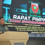 *Pangdam XIV/Hsn Memimpin Rapim Kodam TA. 2024