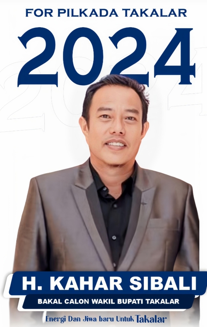 Pendatang Baru, Bakal Calon Wakil Bupati Takalar. H. Kahar Sibali, Siap Bertarung.